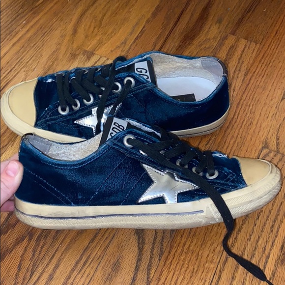 Golden Goose Vstar Blue Velvet 36 